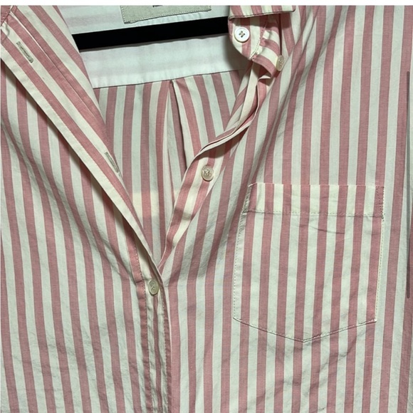 Weekend max Mara pink and white striped shirt size 14 - Picture 2 of 4